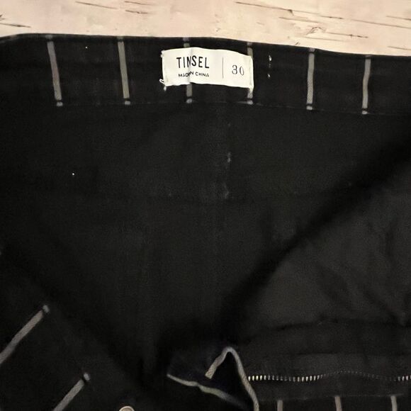 Tinsel pinstripe jean mini skirt - Picture 3 of 4